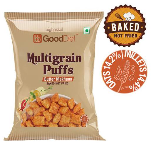 

GoodDiet Multi Grain Puffs - Butter Makhana 30 g