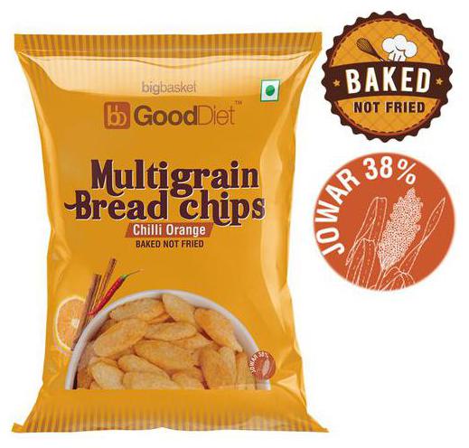 

GoodDiet Multigrain Bread Chips - Chilli orange 30 g