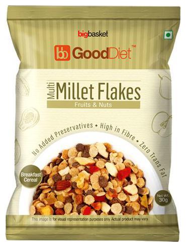 

GoodDiet Multi Millet Flakes - With Fruits Nuts 30 g