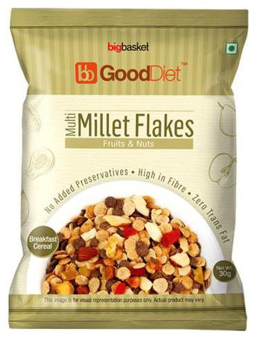 

GoodDiet Multi Millet Flakes - With Fruits Nuts 30 g