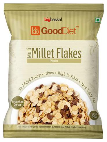 

GoodDiet Multi Millet Flakes - Plain 30 g