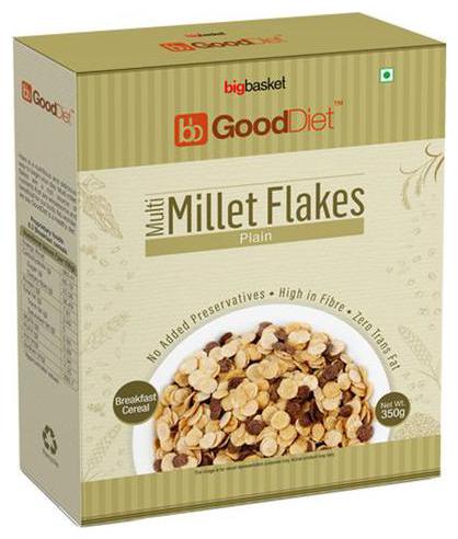 

GoodDiet Multi Millet Flakes - Plain 350 g
