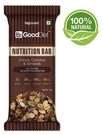 

Gooddiet Nutrition Bar - Cocoa Coconut Almonds 40 g