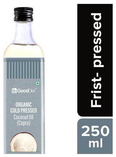 

GoodDiet Organic Cold Pressed Coconut Oil 250 ml