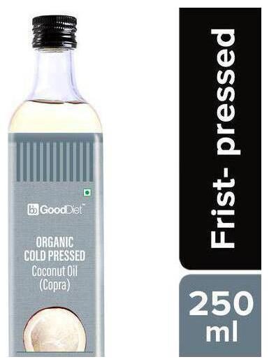 

GoodDiet Organic Cold Pressed Coconut Oil 250 ml