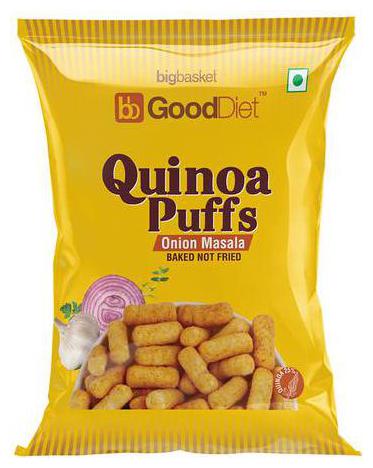 

GoodDiet Quinoa Puffs - Onion Masala 30 g