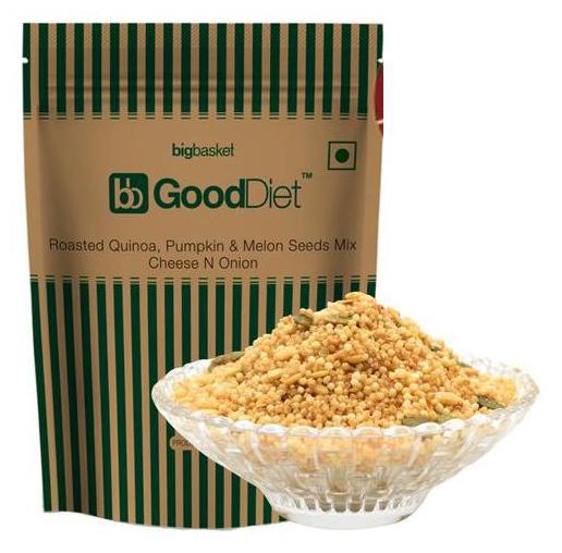 

GoodDiet Quinoa Pumpkin Melon Seeds - Cheese n Onion 100 g