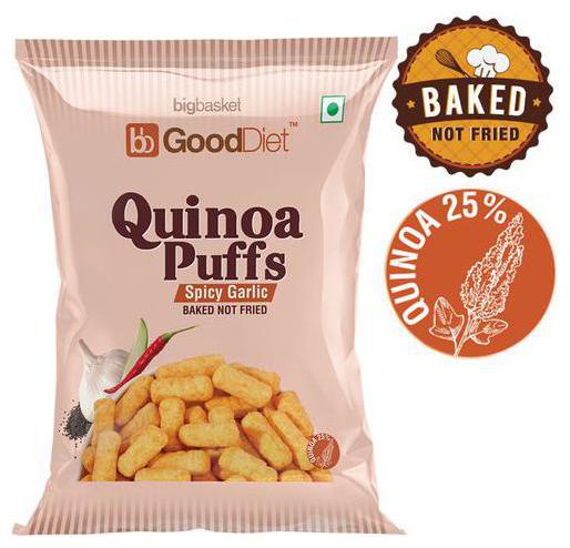 

GoodDiet Quinoa Puffs - Spicy Garlic 30 g