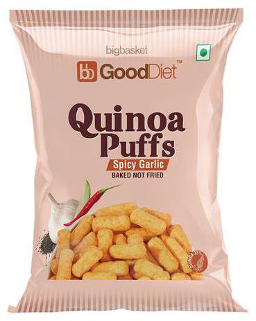 

GoodDiet Quinoa Puffs - Spicy Garlic 30 g