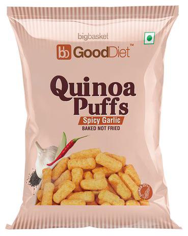 

GoodDiet Quinoa Puffs - Spicy Garlic 30 g