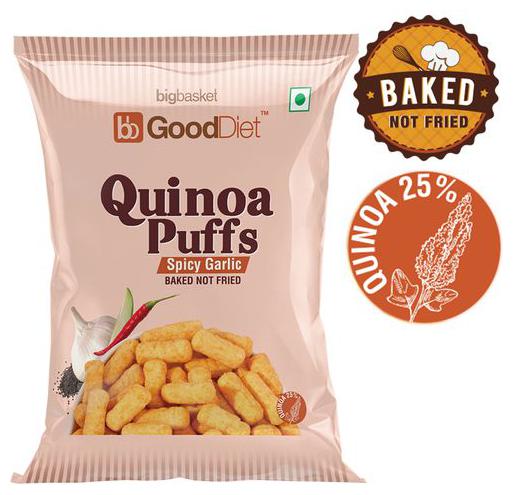 

GoodDiet Quinoa Puffs - Spicy Garlic 30 g