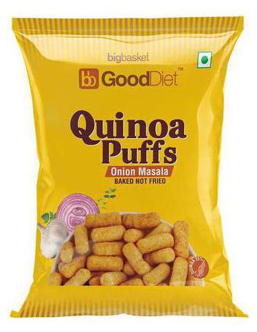 

GoodDiet Quinoa Puffs - Onion Masala 30 g