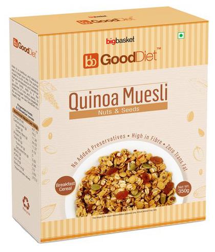 

GoodDiet Quinoa Muesli - With Nuts Seeds 350 gm