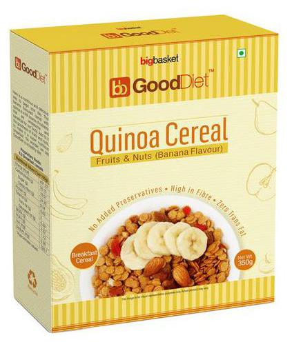 

GoodDiet Quinoa Cereal - With Fruits Nuts Banana Flavour 350 g