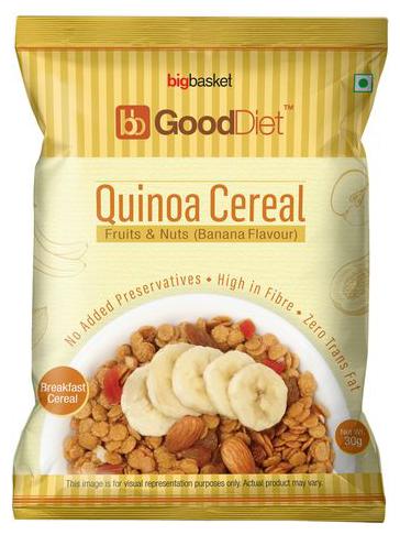 

GoodDiet Quinoa Cereal - With Fruits Nuts Banana Flavour 30 g