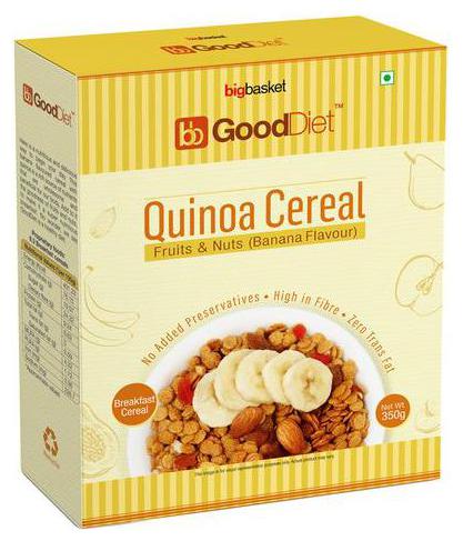 

GoodDiet Quinoa Cereal - With Fruits Nuts Banana Flavour 350 g