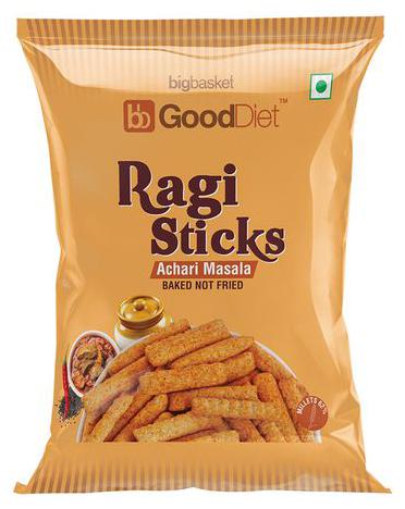

GoodDiet Ragi Sticks - Achari Masala 30 g