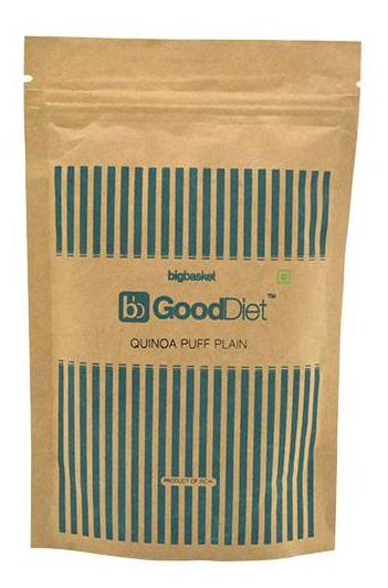 

Gooddiet Snacks - Roasted Quinoa Puff Plain 80 g
