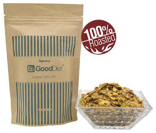

Gooddiet Snacks Roasted Chana Jor Lime 150 g