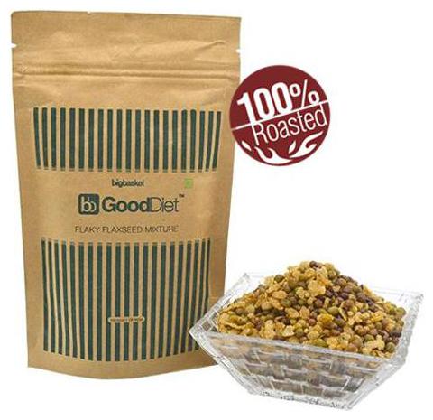 

Gooddiet Snacks Roasted Flaky Flaxseed Mixture 125 g