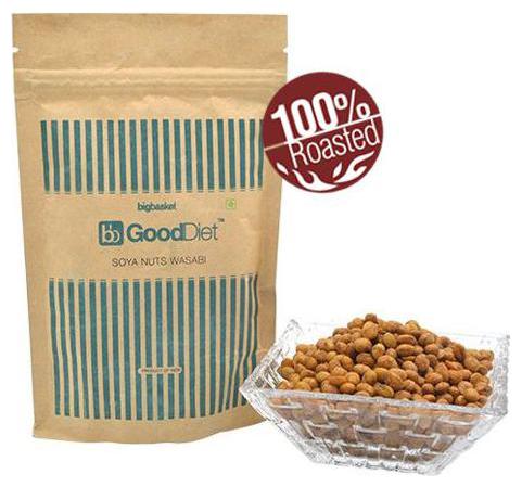 

Gooddiet Snacks Roasted Soyanuts Wasabi 150 g