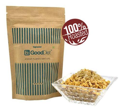 

Gooddiet Snacks Roasted Jowar Flakes Mixture 100 g