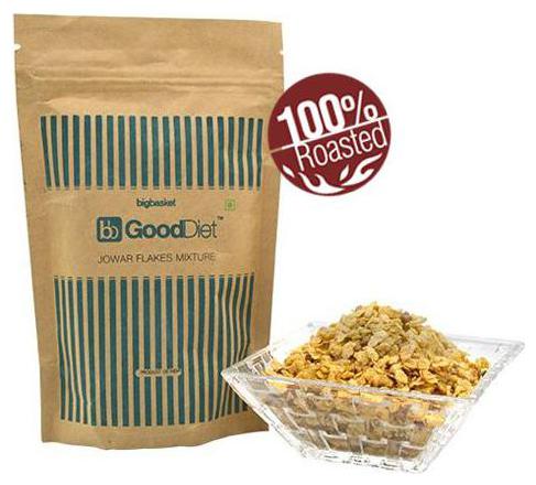 

Gooddiet Snacks Roasted Jowar Flakes Mixture 100 g