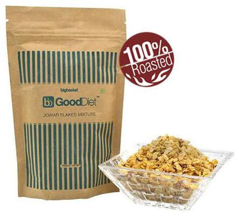 

Gooddiet Snacks Roasted Jowar Flakes Mixture 100 g
