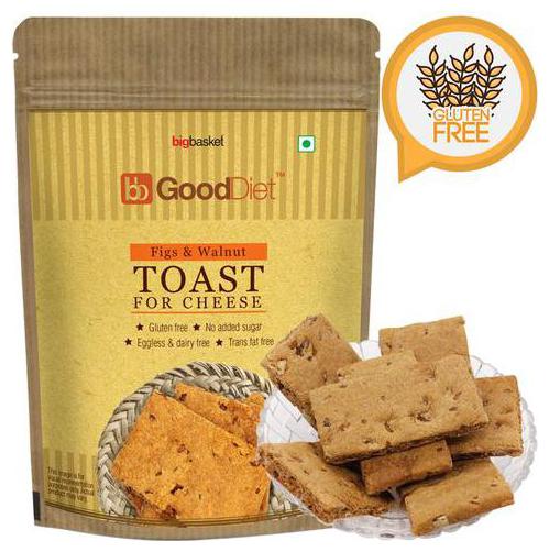 

Gooddiet Toast - Fig Walnuts Gluten free 150 g