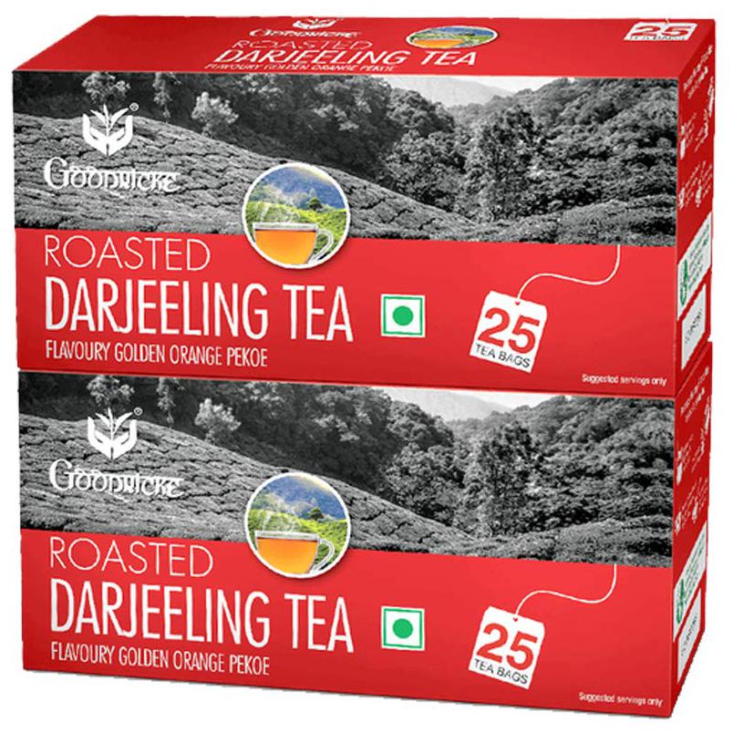 

Goodricke Roasted Darjeeling Tea Bags - 25 Tea Bags (Pack of 2)