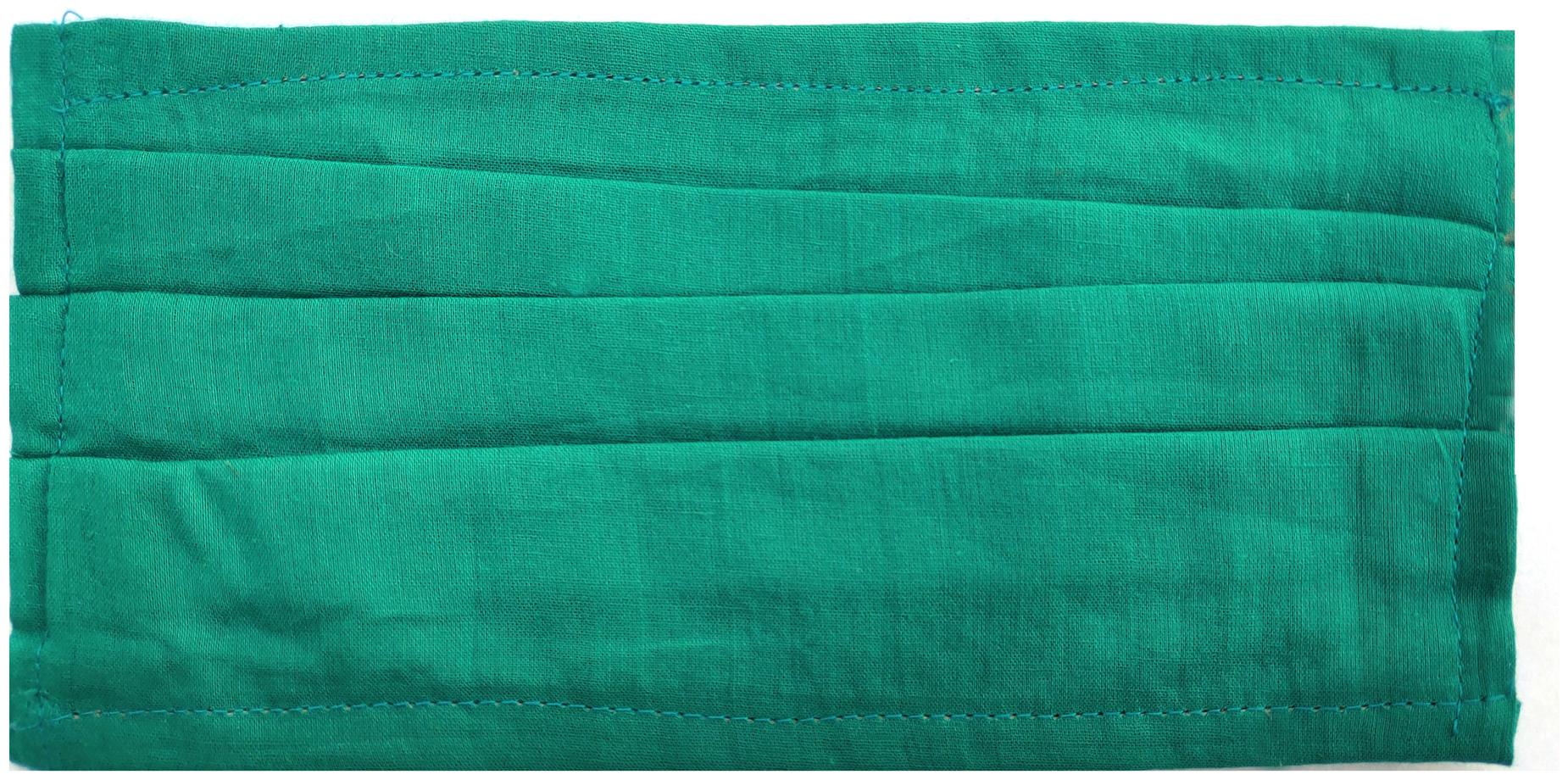 

GOODWILL Reusable and Washable Dust Cantrol Cotton Face Mask With Earloop (GWM-023) Green Pack of 50