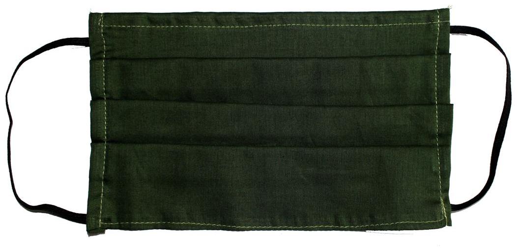 

GOODWILL Reusable and Washable Anti -Pollution Cotton Face Mask with Earloop-Green (Pack of 25)
