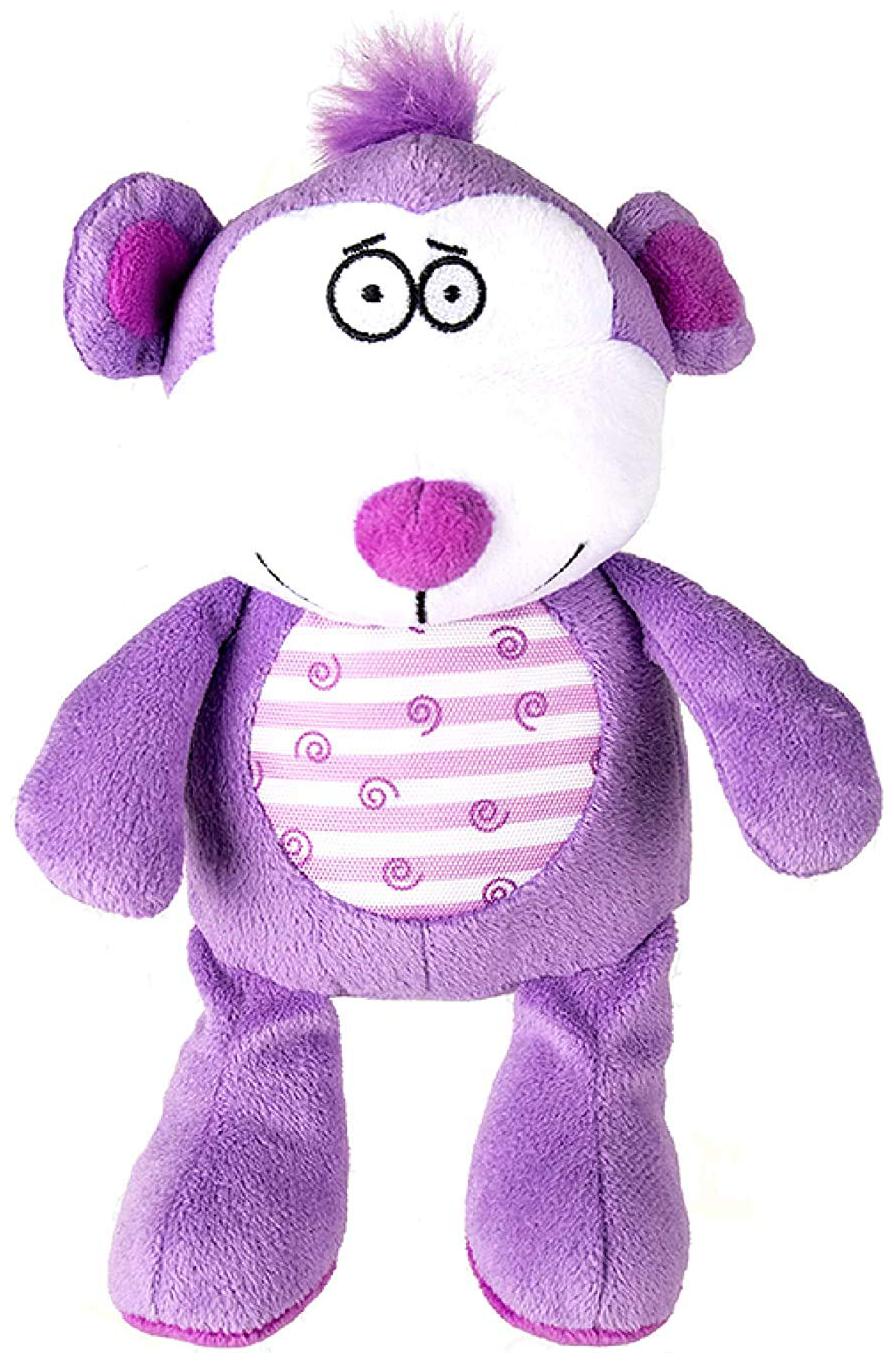 

Goofy Tails Puppy Monkey Plush with Squeaky Dog Toy for Small and Medium Breeds Multicolour (Pack of 1)