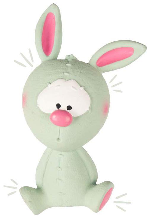 

Goofy Tails Rabbit Latex Squeaky Puppy Dog Toy for Small and Medium Breeds (Grey) Pack of 1