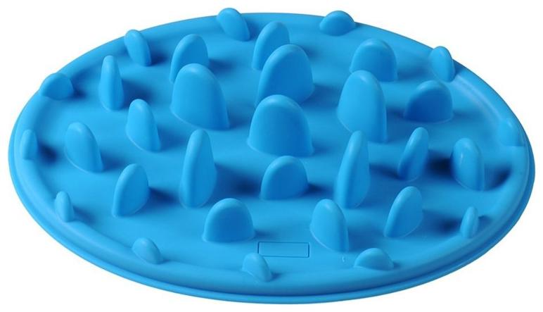 

Goofy Tails Anti-Gulping Slow Feeder Food Eating Bowl for Dogs Cats (24 x 18 x 3 cm)