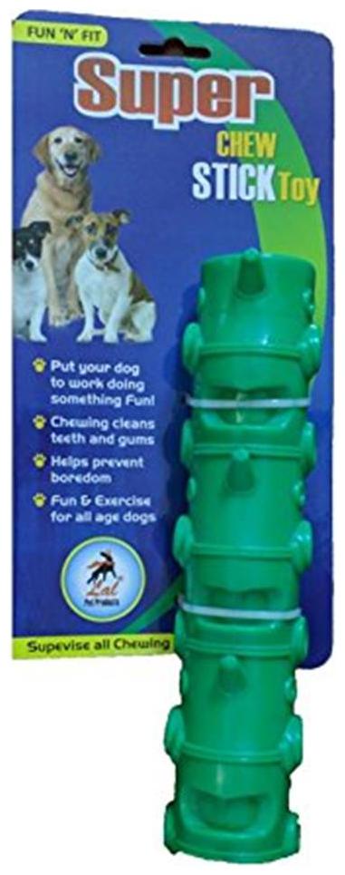 

Goofy Tails Super Squeaky Stick Chew Dog Toy