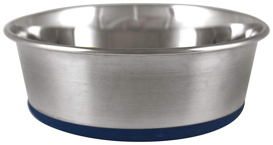 

Goofy Tails Stainless Steel Anti Skid Food Bowl for Dogs Cats 945 ml M