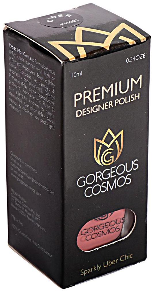 

Gorgeous Cosmos Premium Cider Shade Toxic Free Nail Polish 10 ml