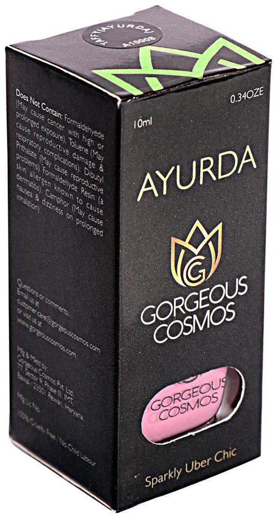 

Gorgeous Cosmos Ayudra Taffy Shade Toxic Free Nail Polish 10 ml