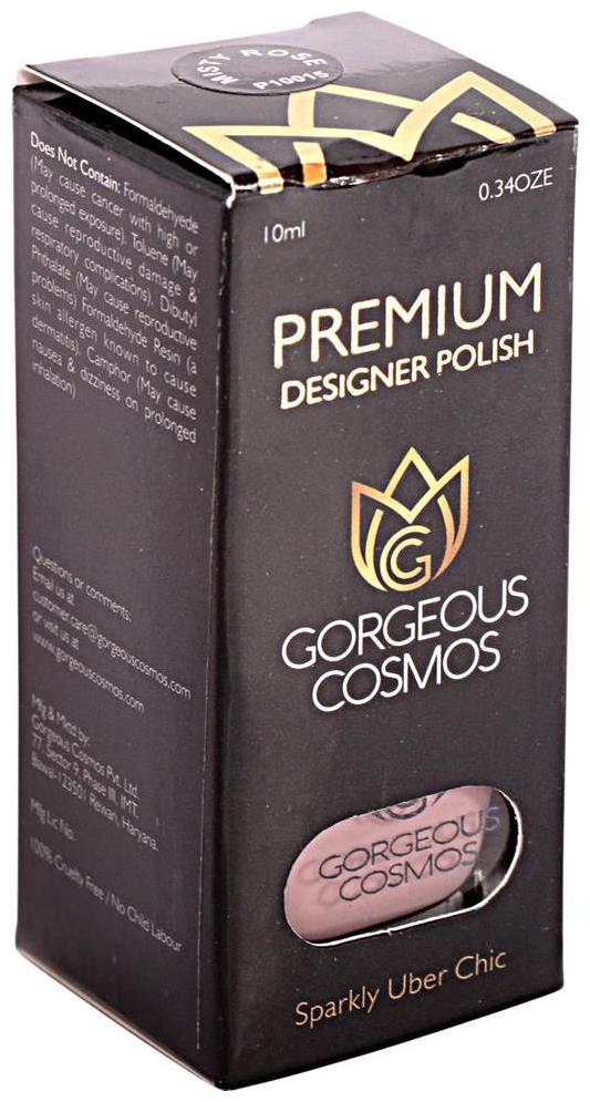 

Gorgeous Cosmos Premium Misty Rose Shade Toxic Free Nail Polish 10 ml