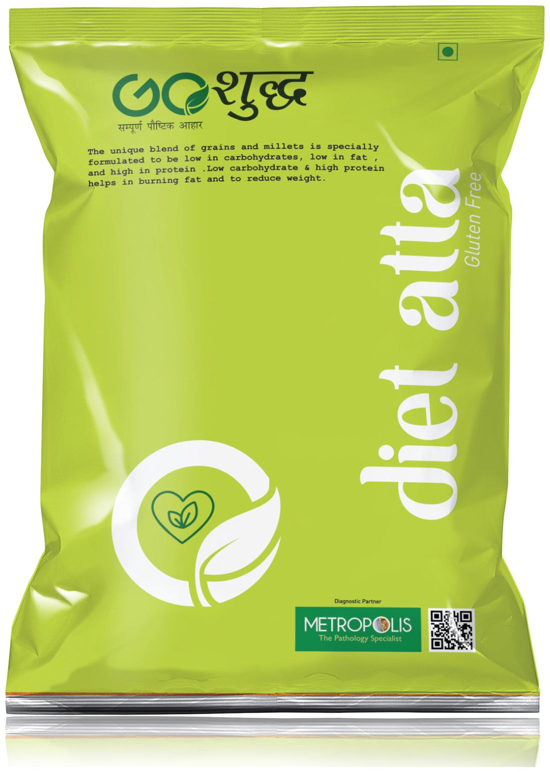 

Goshudh Gluten Free Diet Atta Extremely Low Carb Flour (1kg)