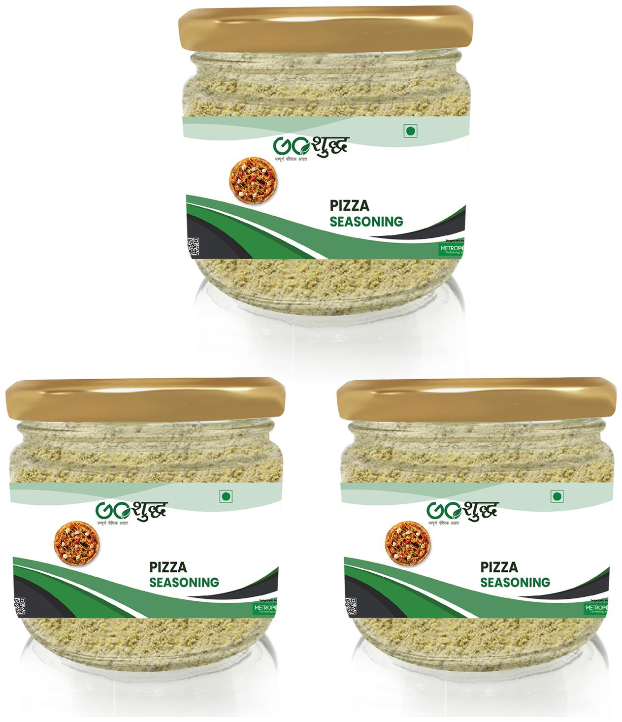 

Goshudh Premium Quality Pizza Seasoning Glass Jar Pack 100g (Pack Of 3)