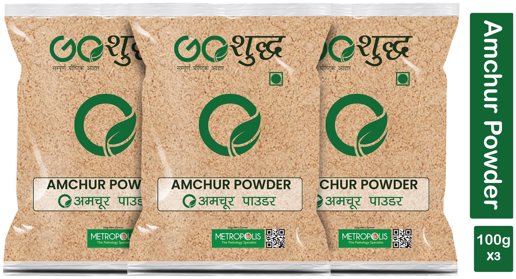 

Goshudh Premium Quality Amchur Powder-100g (Pack Of 3)