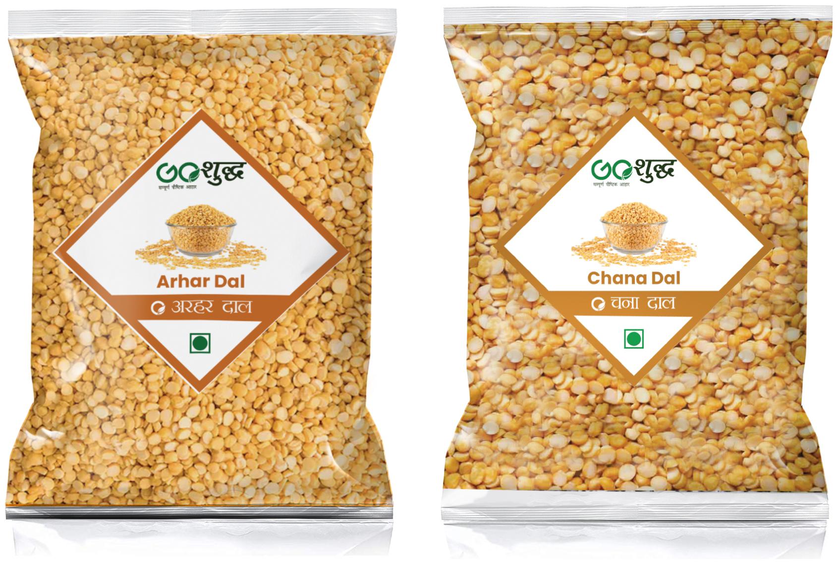 

Goshudh Premium Quality Arhar Chana Dal 400 g Each ( Pack of 2 )