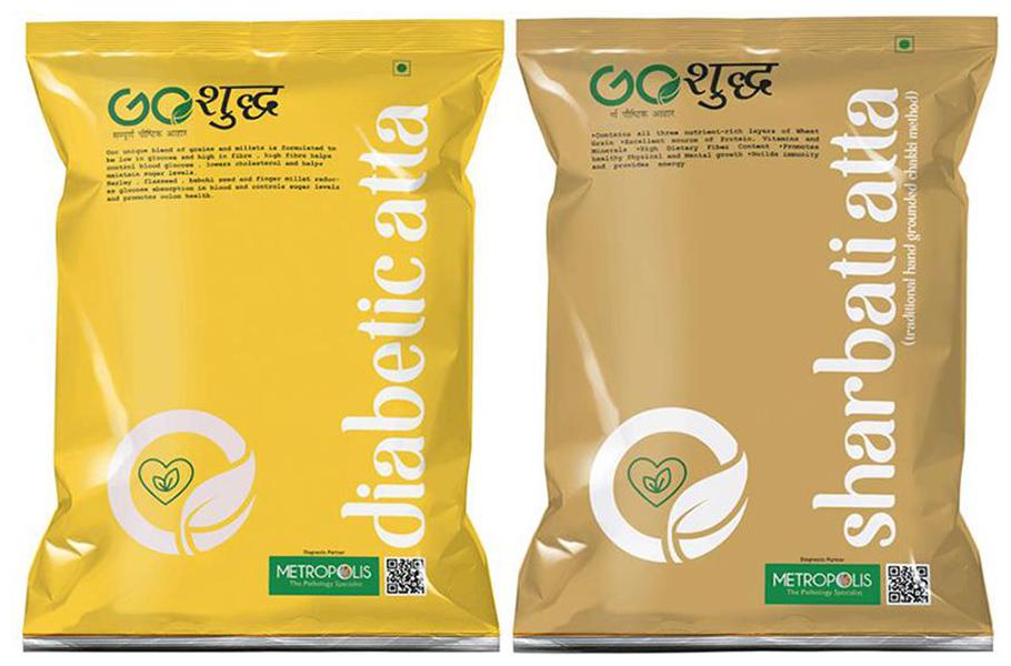 

Goshudh Premium Quality Sharbati Atta Flour 1kg Diabetic Atta Flour 1kg