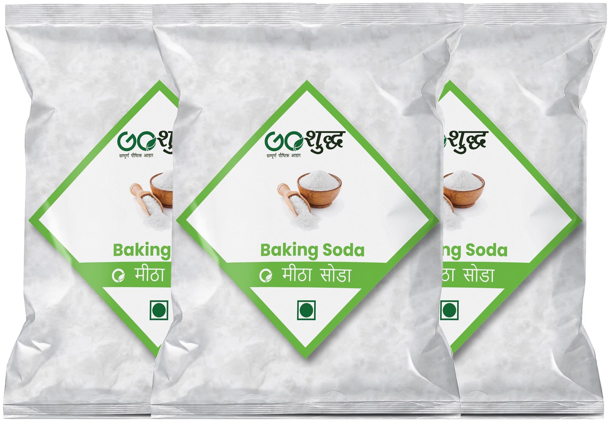 

Goshudh Premium Quality Baking Soda 500g Each (Pack of 3)