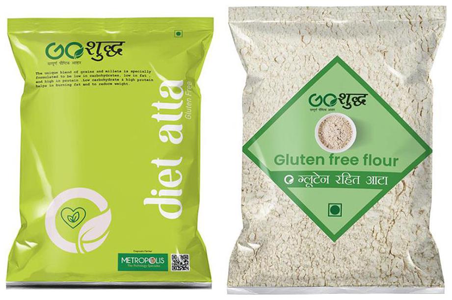 

Goshudh Premium Quality Gluten Free Flour 500g Diet Atta Flour 1kg