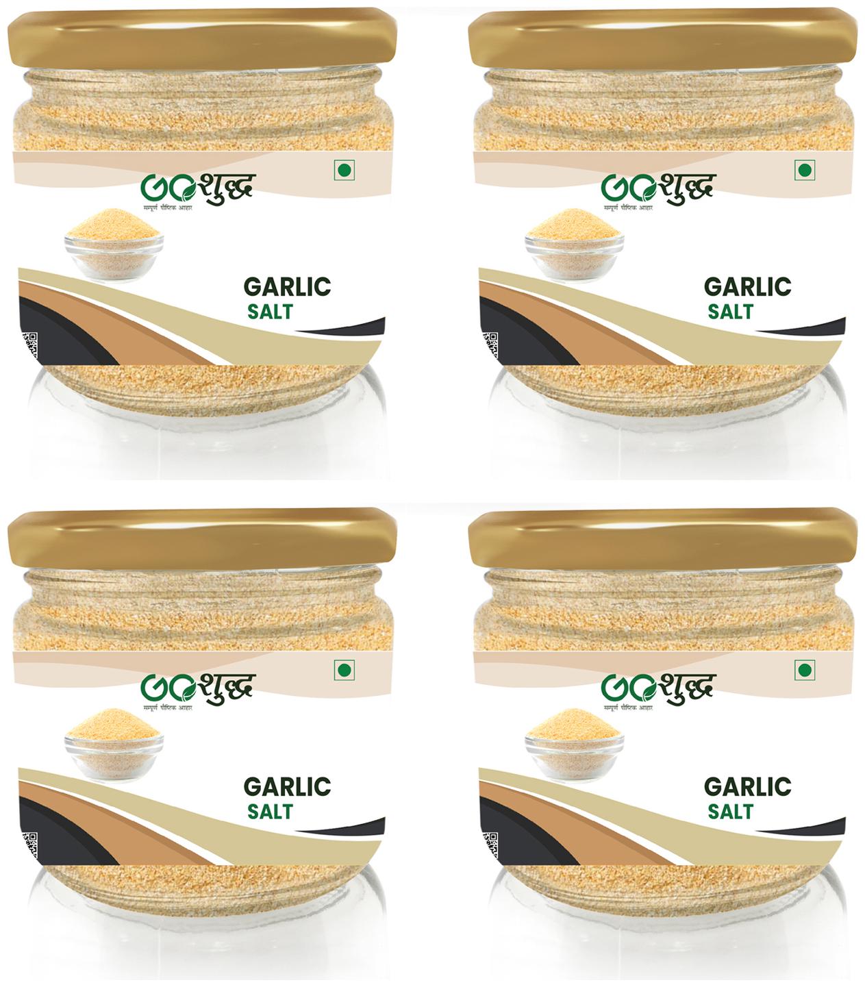 

Goshudh Premium Quality Garlic Salt Glass Jar Pack 100g (Pack Of 4)