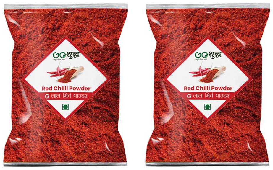 

Goshudh Premium Quality Red Chilli Powder 400g (Pack of 2)