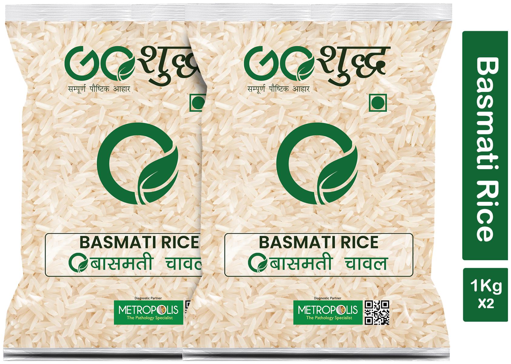 

Goshudh Premium Quality Basmati Rice-1 kg (Pack Of 2)